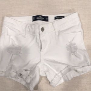 Hollister White shorts